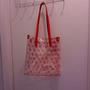 Clear Doon Bourke shoulder bag.